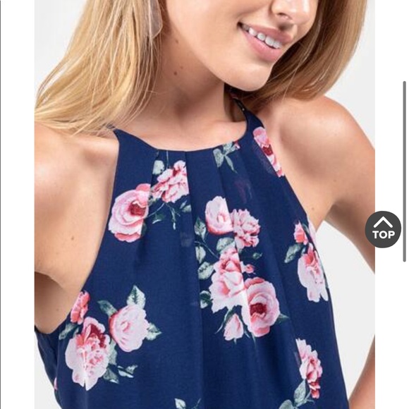 Blue floral dress - Picture 3 of 4